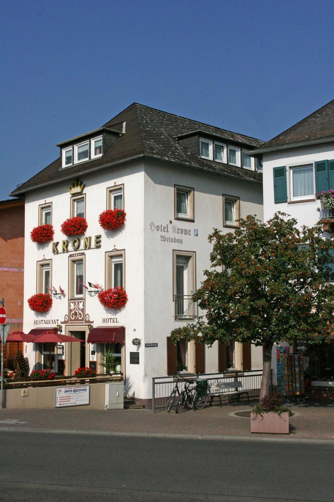 Hotel Krone Ruedesheim Rüdesheim am Rhein Exterior foto
